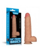 Dildo vibrador realista de 9.5 inch Vibrating Power Basics Cock