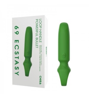 Mini Vibrador de silicona con agarre Loop Handle Bullet recargable