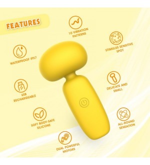 Vibrador para clítoris en forma de martillo hongo Buster