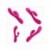 Vibrador punto G y clitoris de silicona - L'Allure Orbit