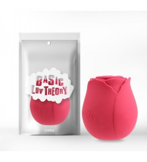 Vibrador de pulsación de clítoris con look de rosa - Rosy