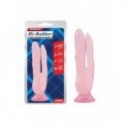 Dildo doble de PVC de 8.0 Inch con ventosa Dildo-Pink