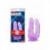 Dildo doble de PVC de 6.3 Inch con ventosa Dildo-Purple