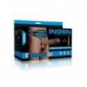 Dildo realista con arnés - Ingen 9 inch Enhanced Set Talla L/XL/2XL (Flesh)