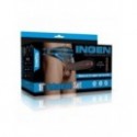 Dildo realista con arnés - Ingen 9 inch Enhanced Set Talla L/XL/2XL (Black)