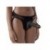 Dildo vibrador de TPE con arnés - Vibrating Easy Strapon Set 7.0 inch Black
