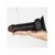 Dildo vibrador de TPE con arnés - Vibrating Easy Strapon Set 7.0 inch Black