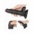 Dildo vibrador de TPE con arnés - Vibrating Easy Strapon Set 7.0 inch Black
