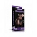 Dildo vibrador de TPE con arnés - Vibrating Easy Strapon Set 7.5 inch Black