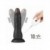 Dildo vibrador de TPE con arnés - Vibrating Easy Strapon Set 7.5 inch Black