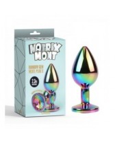 Plug anal de metal con joya Rainbow Gem Metal Plug S