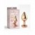 Plug anal de metal con adorno de rosa Spark Rose Anal Plug S