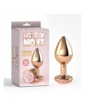 Plug anal de metal con adorno de rosa Spark Rose Anal Plug S