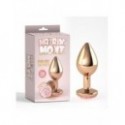 Plug anal de metal con adorno de rosa Spark Rose Anal Plug S