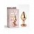 Plug anal de metal con adorno de rosa Spark Rose Anal Plug S