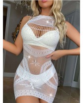 Vestido de red - Bodystocking - que brilla en la oscuridad Nro. 1