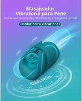 GUSH 2 Masajeador de pene oscilante y vibratorio manos lbres con app