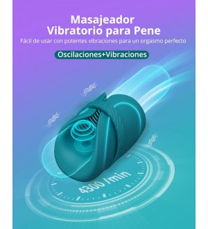 GUSH 2 Masajeador de pene oscilante y vibratorio manos lbres con app