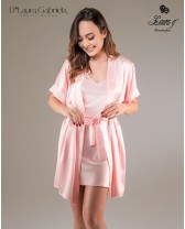 Bata clásica de satín en talla S, vario colores