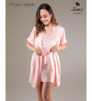 Bata clásica de satín en talla S, vario colores