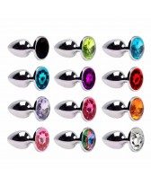 Plug Anal de Acero Brillante Talla S - pequeño