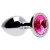 Plug Anal Grande de Metal con Piedra Sensual Love