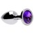 Plug Anal Grande de Metal con Piedra Sensual Love