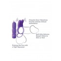 Anillo vibrador para pene con control remoto Fantasy C-Ringz Twin Teazer