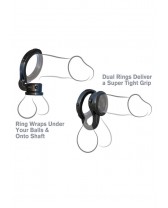 Anillo doble de pene Fantasy C-Ringz Ironman Duo-Cock Ring
