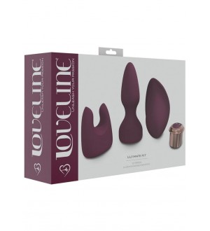 Set LoveLine Ultimate Kit de balita vibradora con 3 fundas