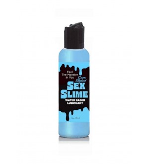 Lubricante íntimo de colores Sex Slime Cum Styled Lubricant 2oz - Blue