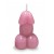 Vela erótica con aroma delicioso - Eden's Candle Vanilla Scented Penis - Rose Pink