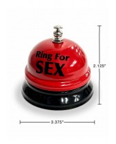 Timbre para una sex call - Ring The Bell for Sex Desk Bell
