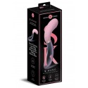Vibrador doble punta Secret Kisses Glass S Shape Dual End Vibrator