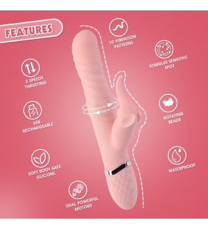Vibrador rabbit Sexy Heat Up Elephish