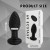 Vibrador plug anal con control remoto Spiral Mellow Plug