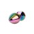 Plug anal metálico con joya Rainbow Gem Meatl Plug M