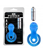 Anillo doble vibrador The Tongue-Blue