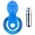 Anillo doble vibrador The Tongue-Blue