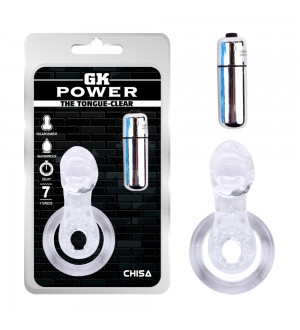 Anillo doble vibrador The Tongue-Clear