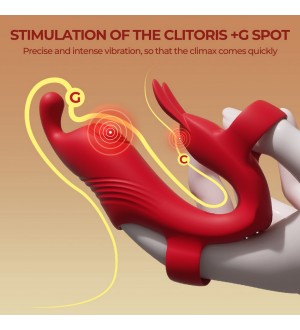 Vibrador de dedo recargable Finger Rabbit Teaser