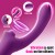 Vibrador dual rabbit con succión recargable Sucking Vibrator-Purple