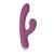 Vibrador dual rabbit con succión y calefacción Heating Rabbit Sucker-Purple