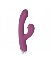 Vibrador dual rabbit con succión y calefacción Heating Rabbit Sucker-Purple