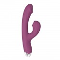 Vibrador dual rabbit con succión y calefacción Heating Rabbit Sucker-Purple