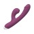 Vibrador dual rabbit con succión y calefacción Heating Rabbit Sucker-Purple