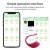 Vibrador de punto G recargable con App - App controlled Vibrating Egg-Purple