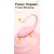 Vibrador de punto G recargable con App - App C Shape Love Egg