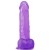 Dildo con ventosa 8 pulg. Jelly Studs Crystal Dildo Large