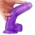 Dildo con ventosa 8 pulg. Jelly Studs Crystal Dildo Large